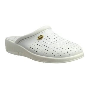 Dek Womens/Ladies Leather Clogs / White